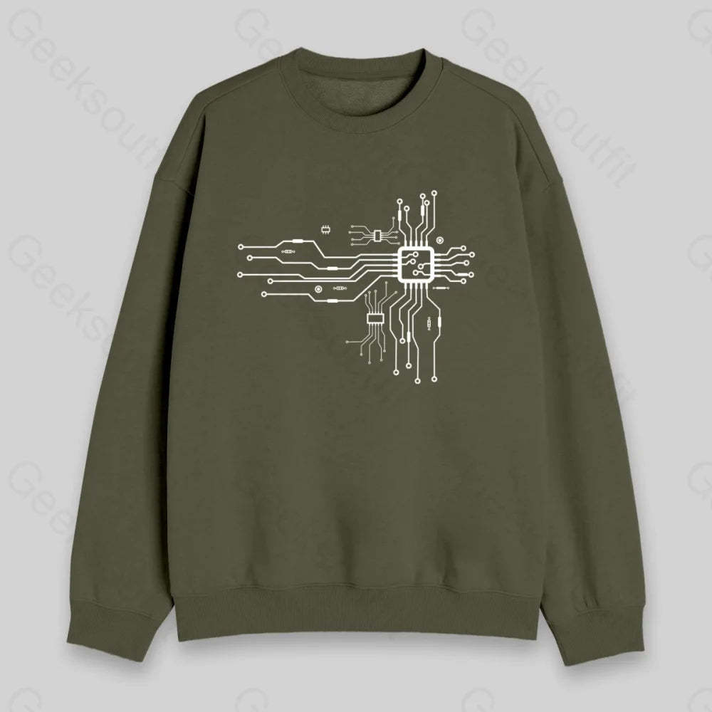 CPU Heart Sweatshirt - Geeksoutfit