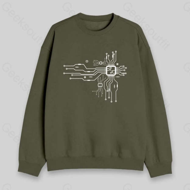 CPU Heart Sweatshirt - Geeksoutfit