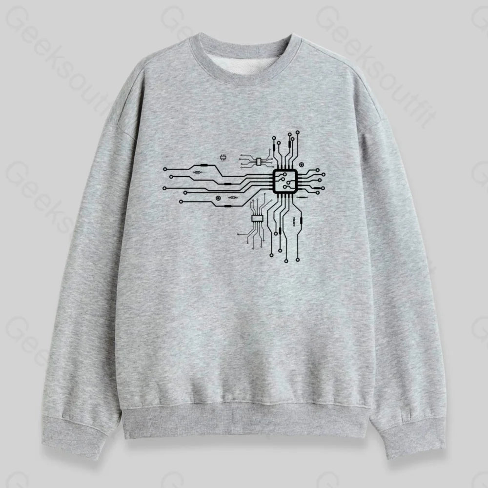 CPU Heart Sweatshirt - Geeksoutfit