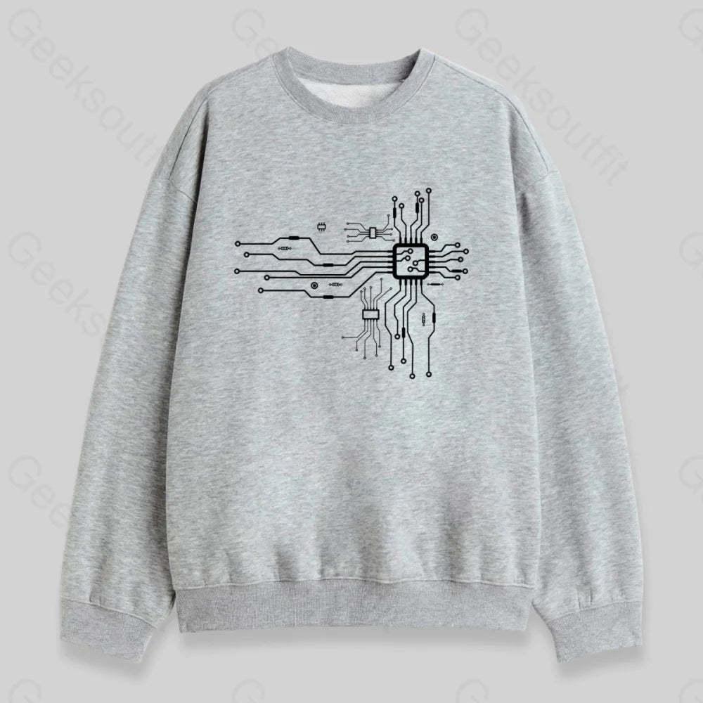 CPU Heart Sweatshirt - Geeksoutfit
