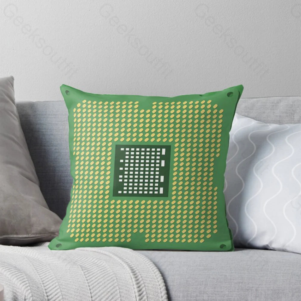 Cpu Pins Geek Pillowcase 40*40Cm / Geekpc063