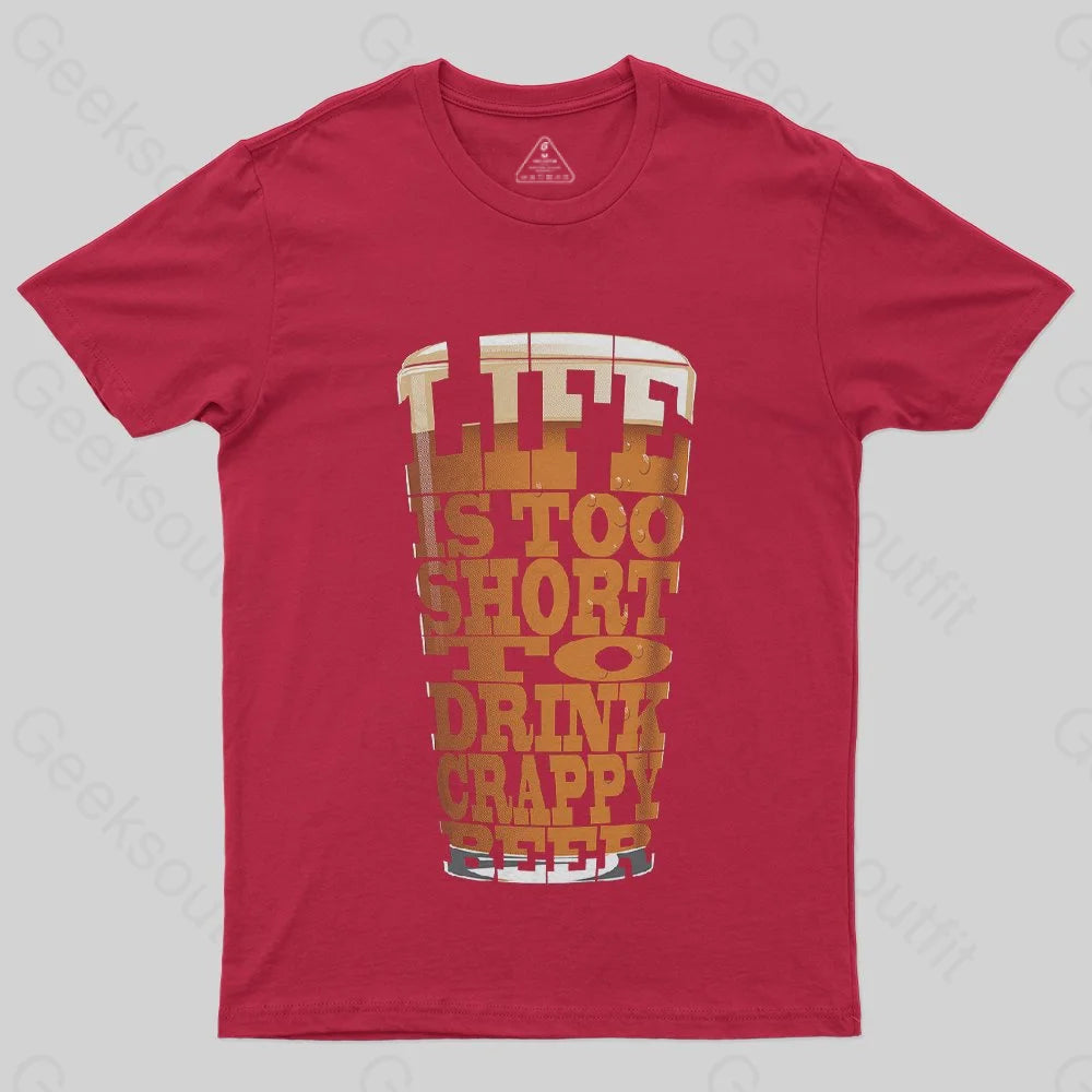 Crappy Beer T-Shirt - Geeksoutfit
