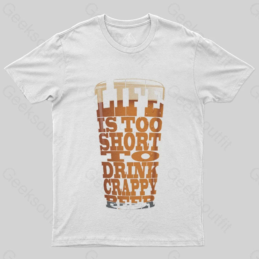 Crappy Beer T-Shirt - Geeksoutfit