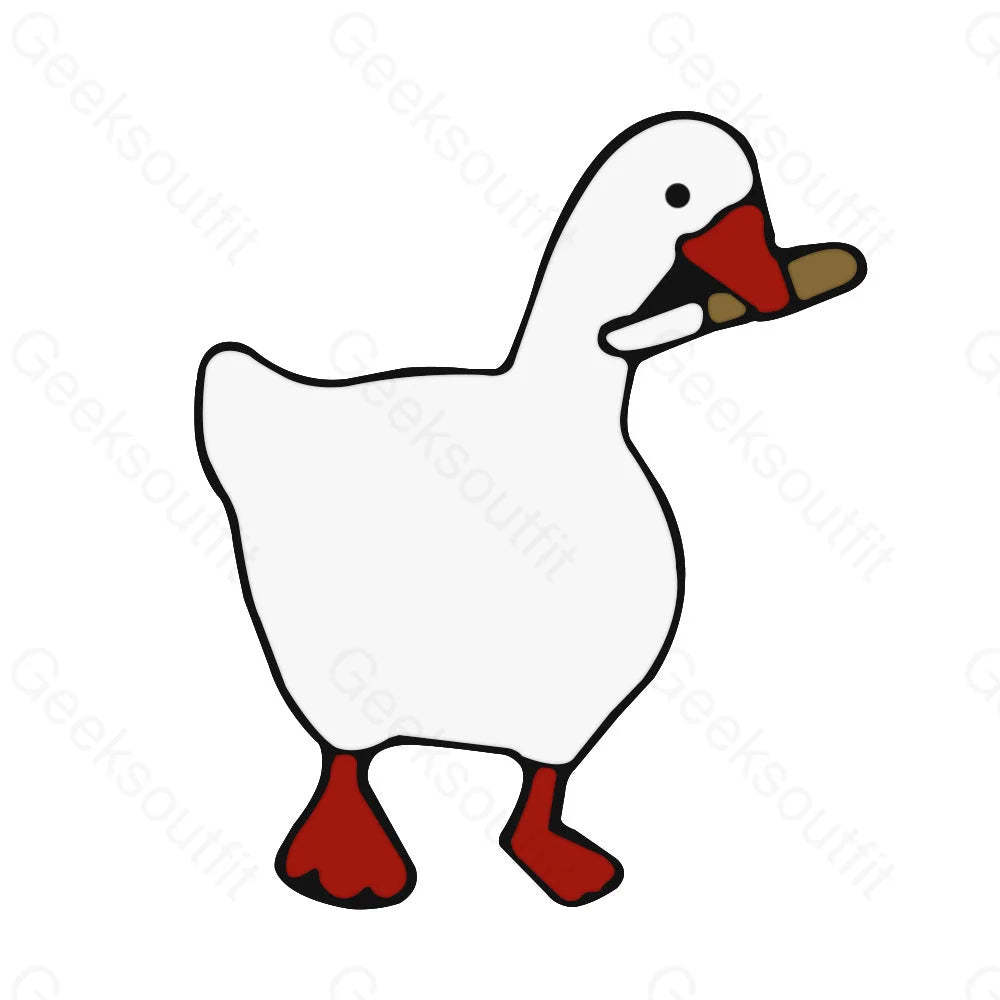 Creative Cartoon Mischief Duck Pins Big Goose