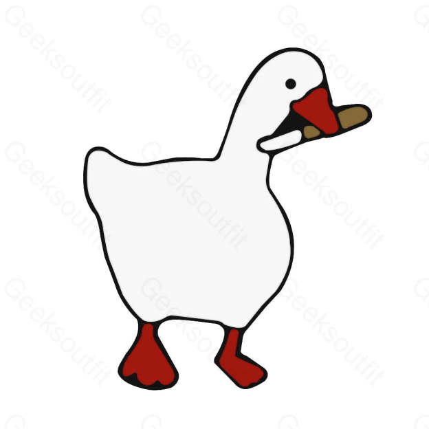 Creative Cartoon Mischief Duck Pins Big Goose