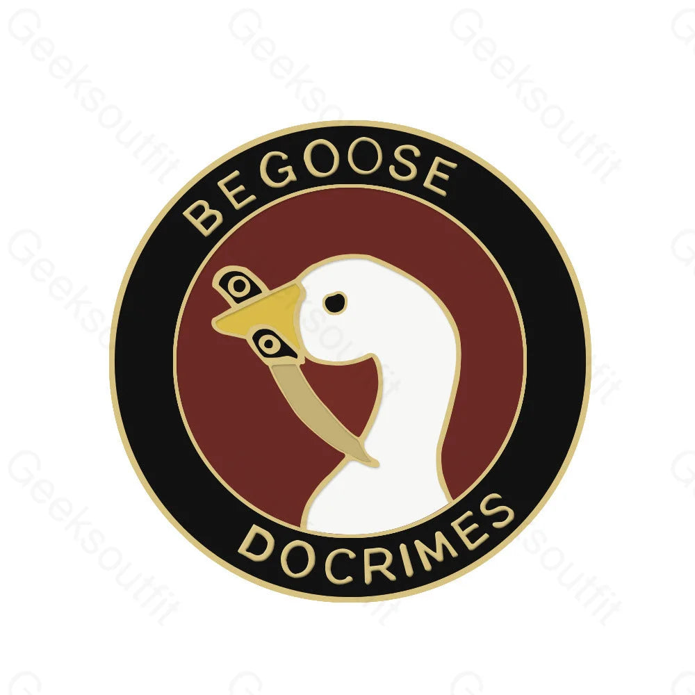 Creative Cartoon Mischief Duck Pins Goose