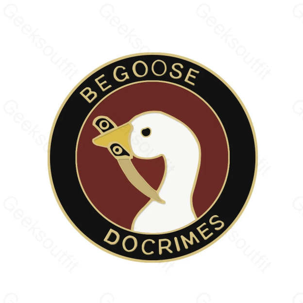Creative Cartoon Mischief Duck Pins Goose