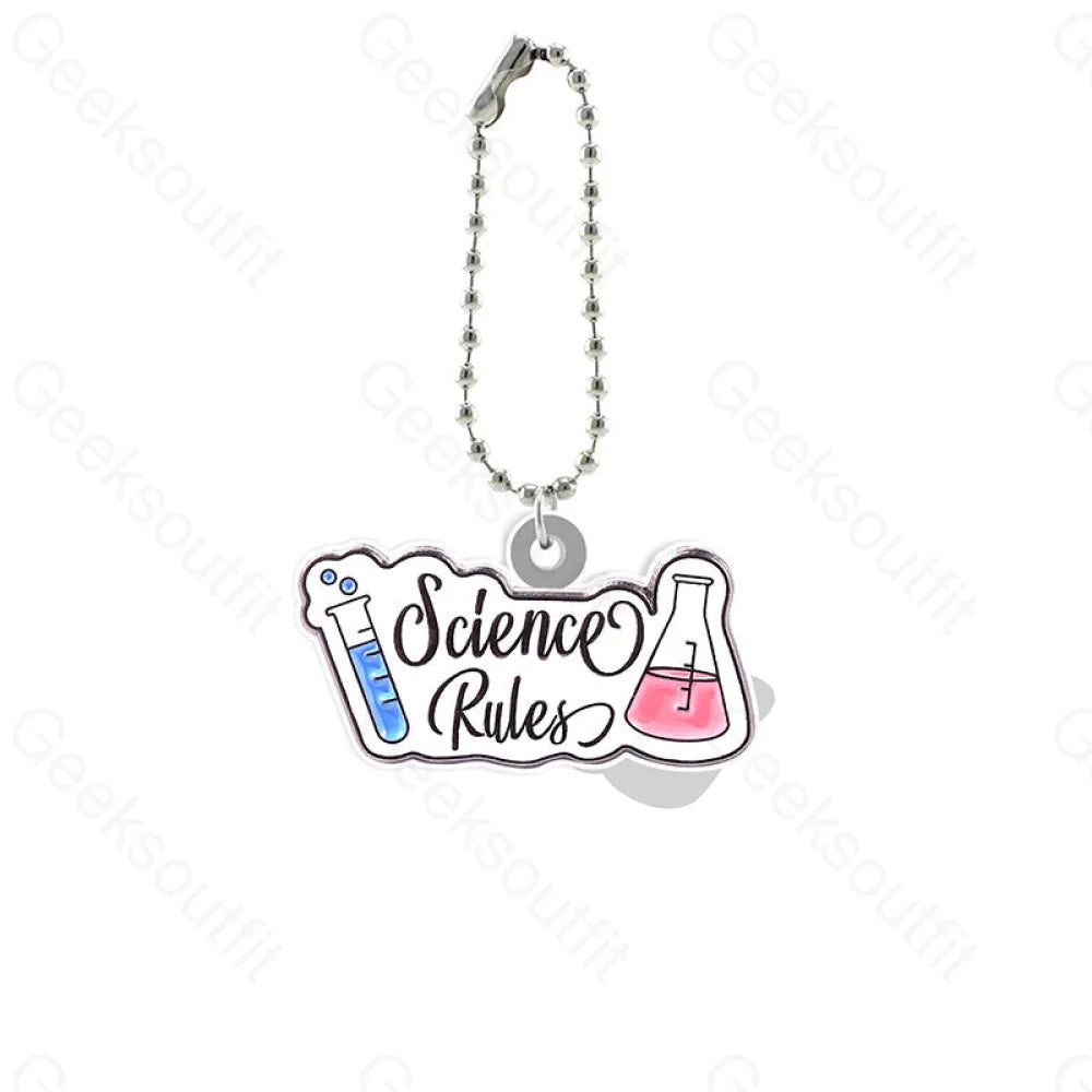 Creative Chemistry Mathematics Keychain Qhx64