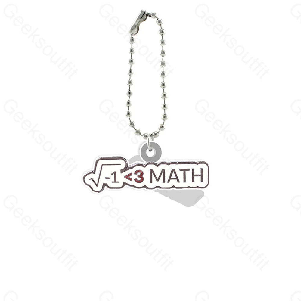 Creative Chemistry Mathematics Keychain Qhx75