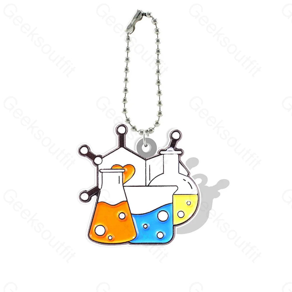 Creative Chemistry Mathematics Keychain Qhx82