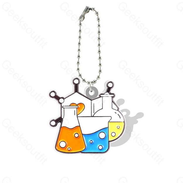 Creative Chemistry Mathematics Keychain Qhx82