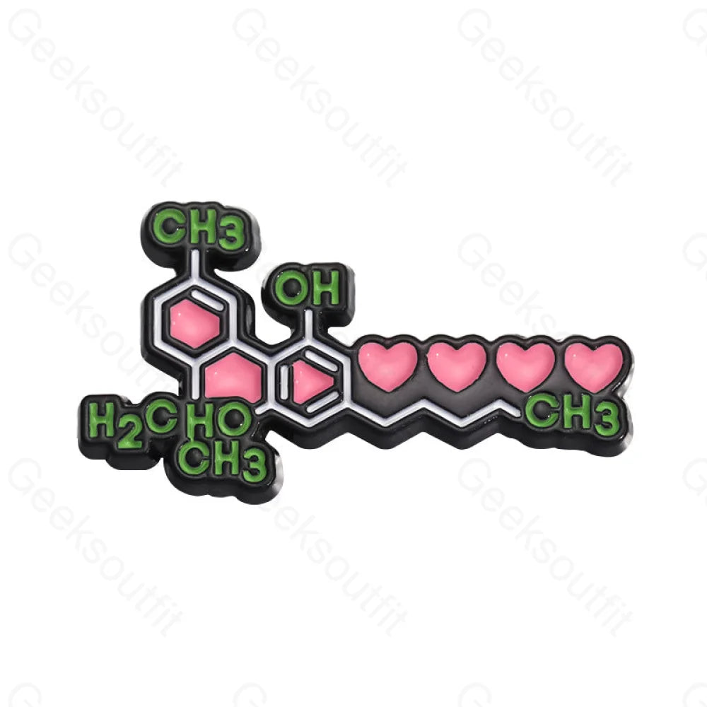 Creative Gene Chain Chemistry Pins Xz9860