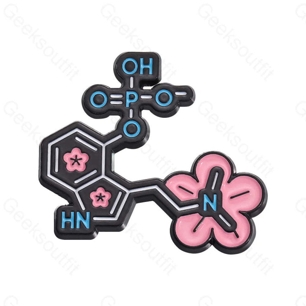 Creative Gene Chain Chemistry Pins Xz9861