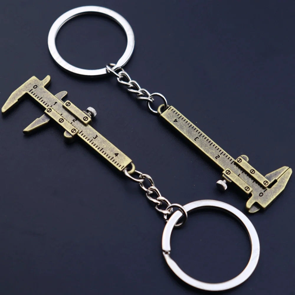 Creative Vernier Calipers Keychain Bronze