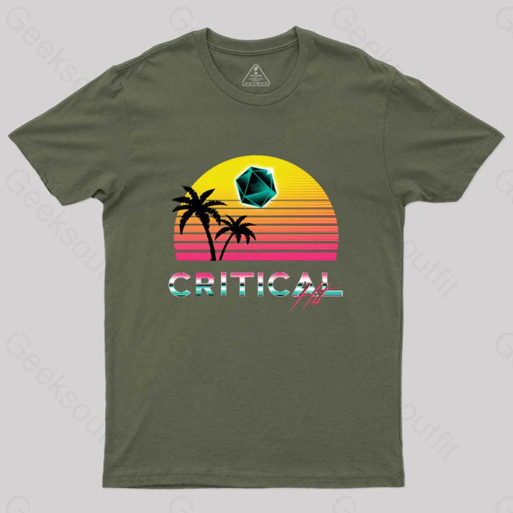 Critical Hit T-Shirt Army Green / S