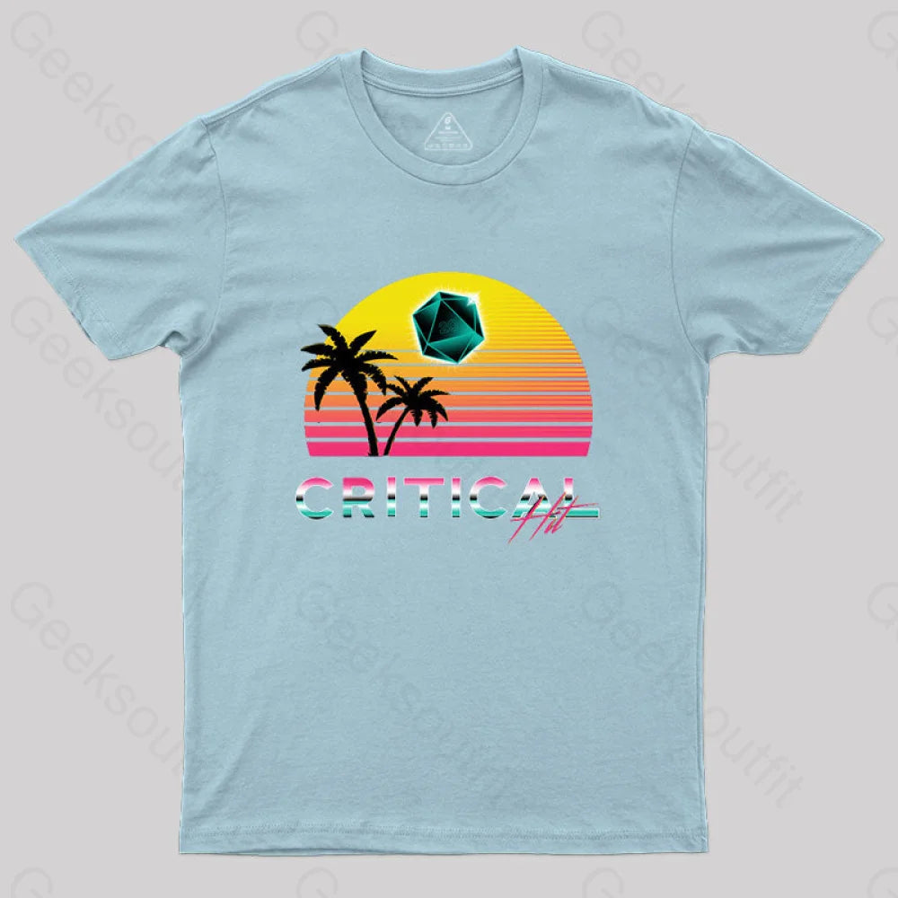 Critical Hit T-Shirt Light Blue / S