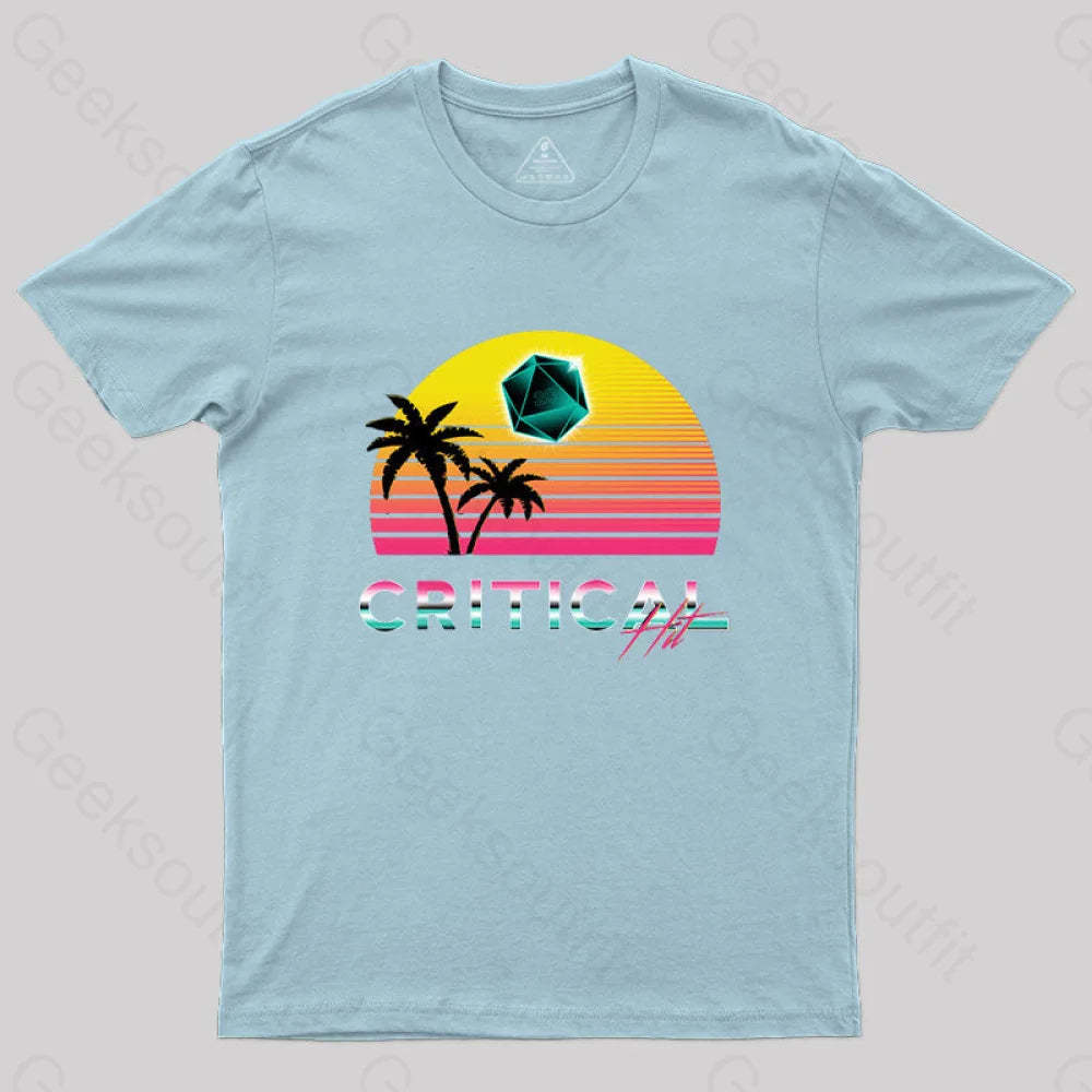 Critical Hit T-Shirt Light Blue / S