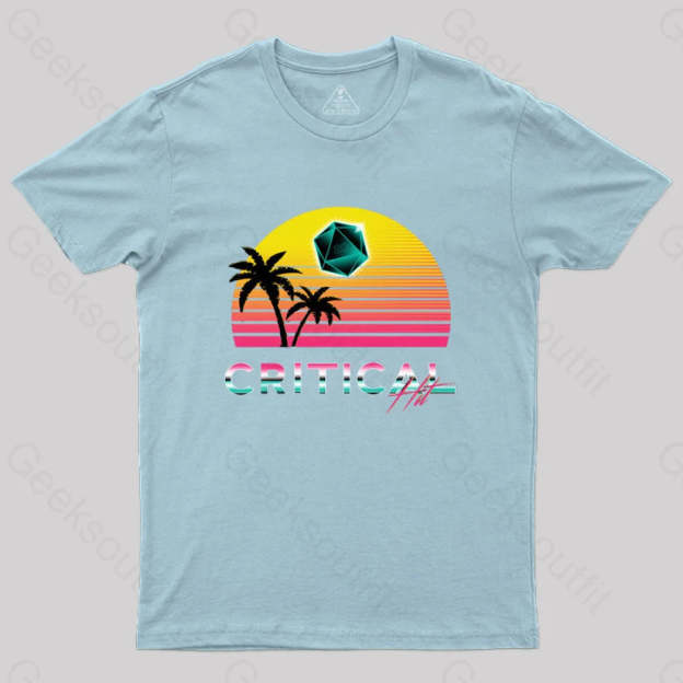 Critical Hit T-Shirt Light Blue / S
