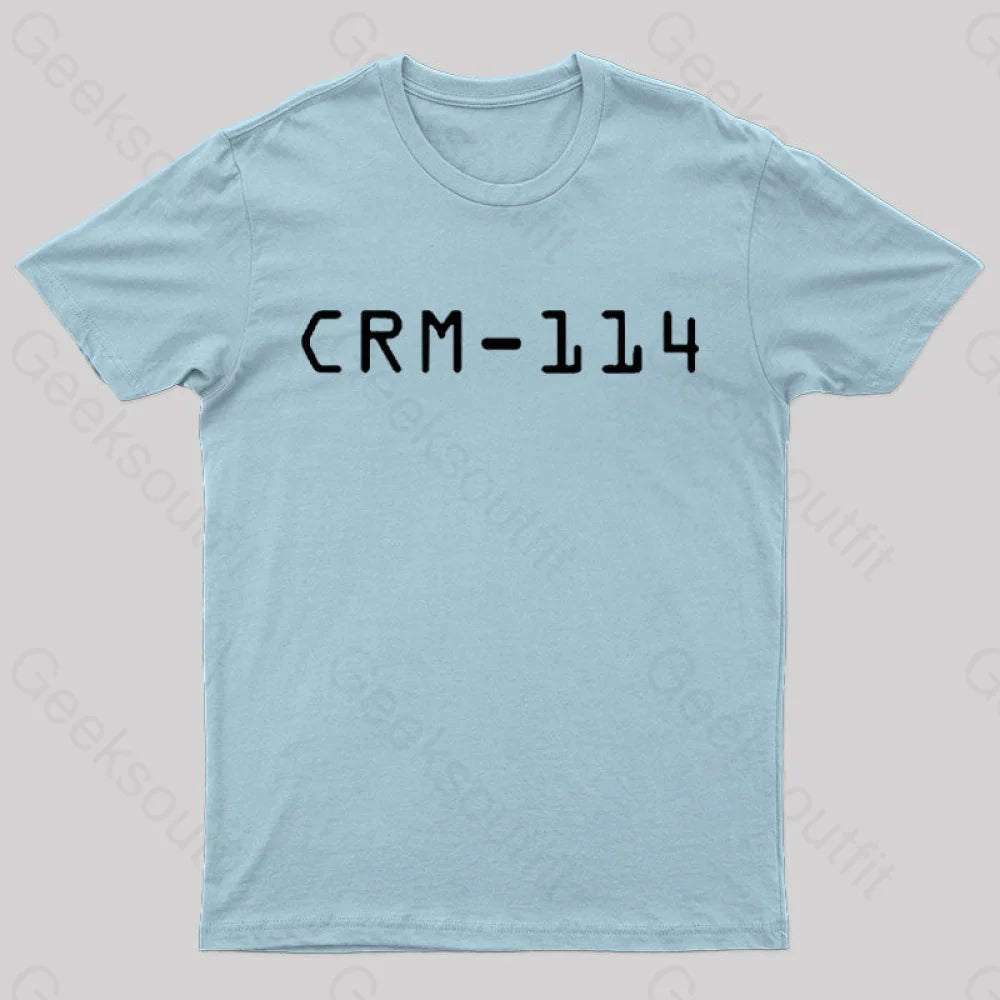 Crm-114 Geek T-Shirt Light Blue / S