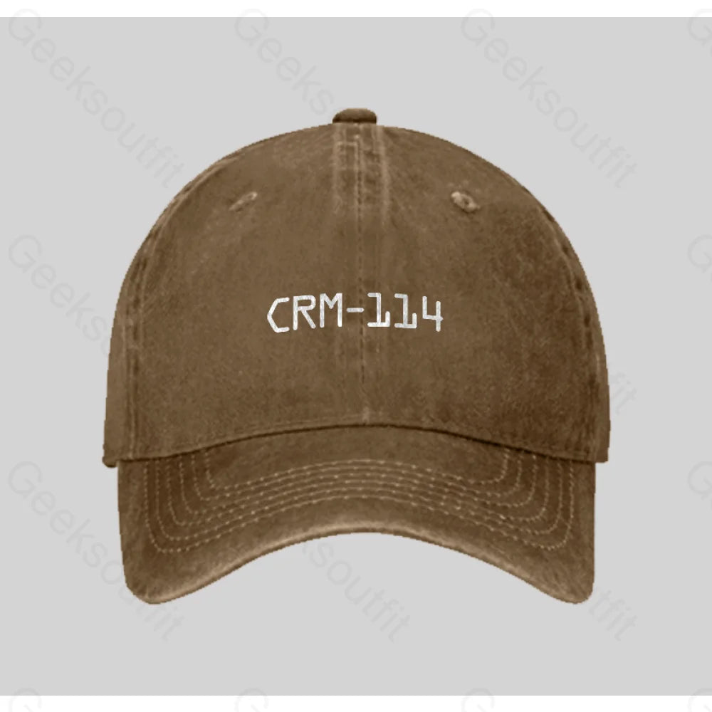 Crm-114 Washed Vintage Baseball Cap Natural