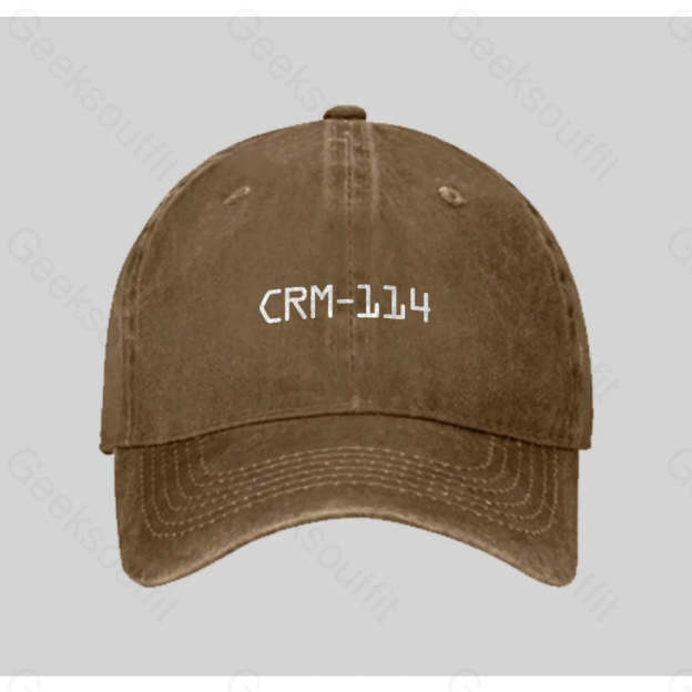 Crm-114 Washed Vintage Baseball Cap Natural