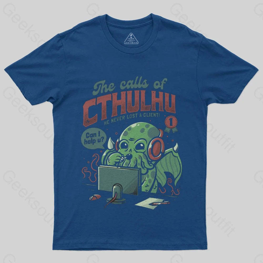Cthulhu Customer Service T-Shirt - Geeksoutfit