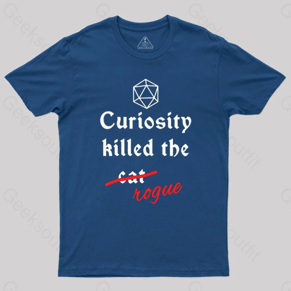 Curiosity Killed The Rogue T-Shirt Navy / S