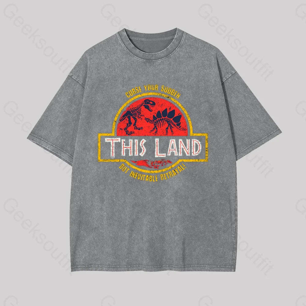 Curse Your Sudden But Inevitable Betrayal Geek Washed T-Shirt Grey / S