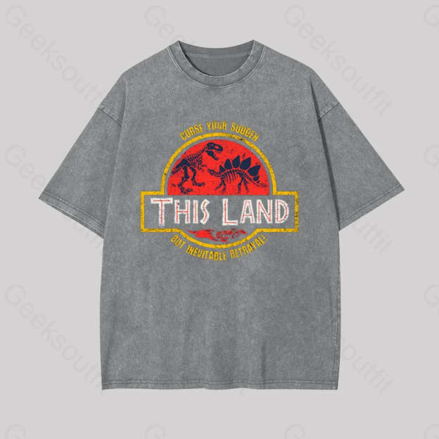 Curse Your Sudden But Inevitable Betrayal Geek Washed T-Shirt Grey / S