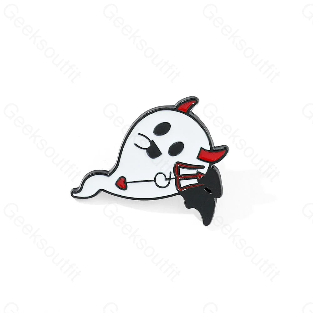 Cute Halloween Ghost Pins Xz3051-2