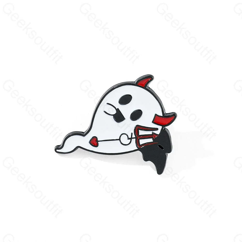 Cute Halloween Ghost Pins Xz3051-2