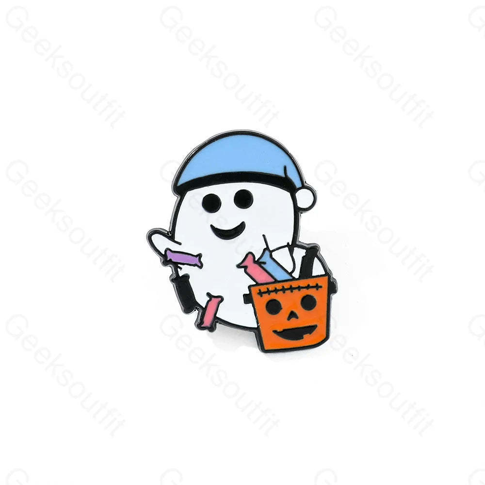 Cute Halloween Ghost Pins Xz3051-4