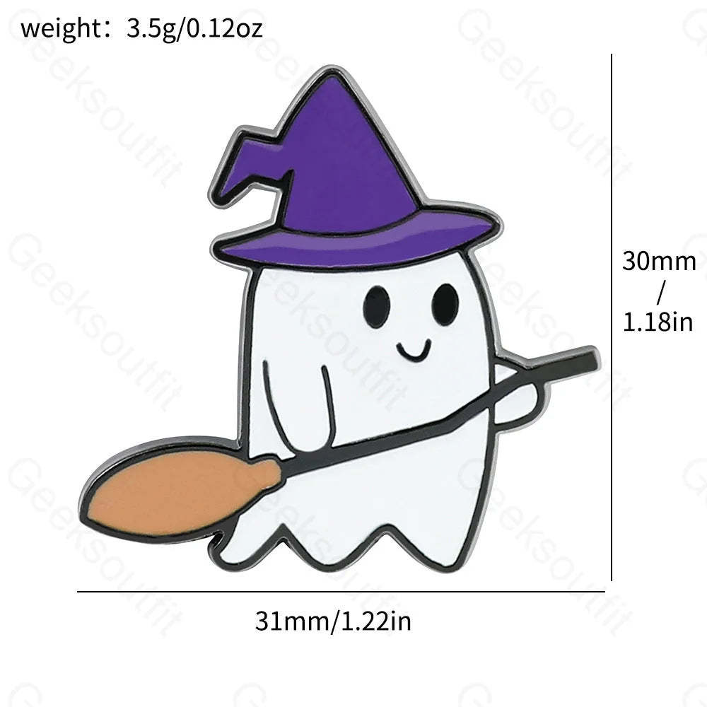 Cute Halloween Ghost Pins Xz3051-5