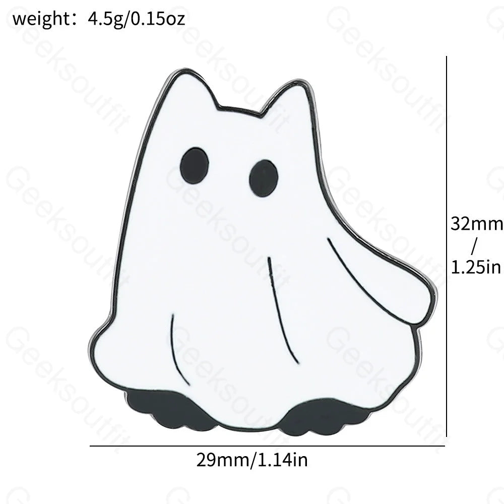Cute Halloween Ghost Pins Xz3051-6