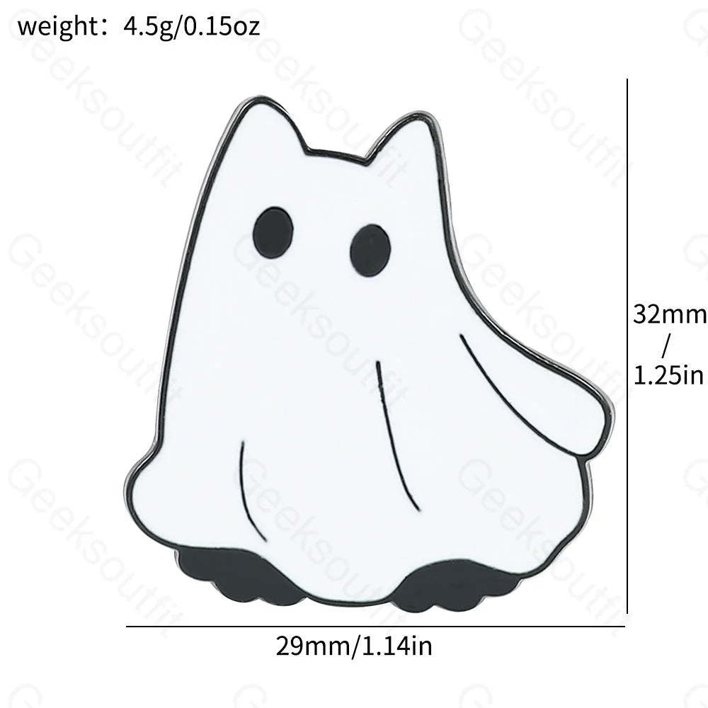 Cute Halloween Ghost Pins Xz3051-6