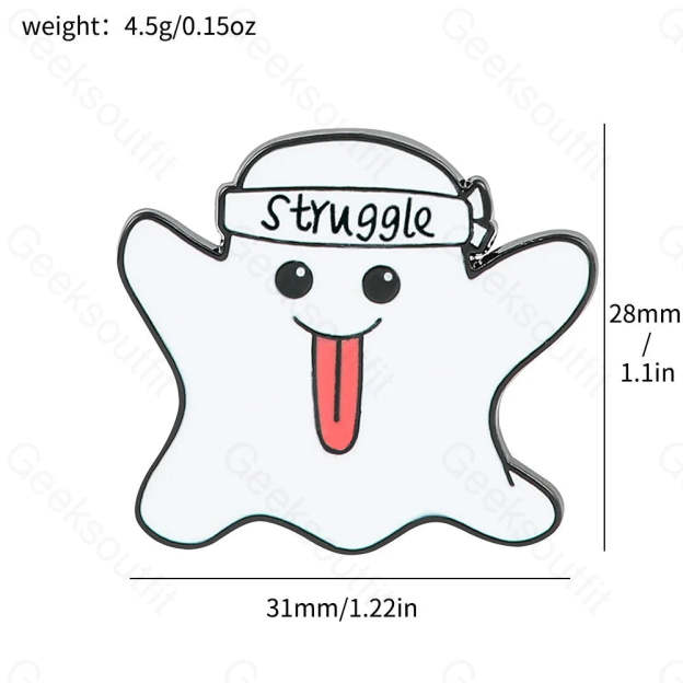 Cute Halloween Ghost Pins Xz3051-7