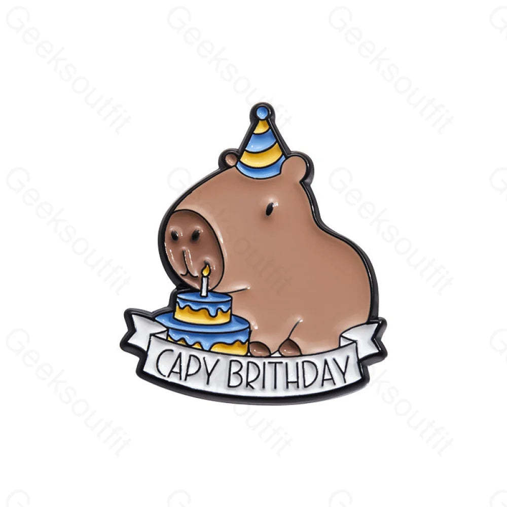 Cute Kapybara Pins Qhxz156