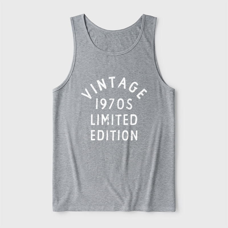 Vintage 1970s Limited Edition Ultra Soft Heather Tank