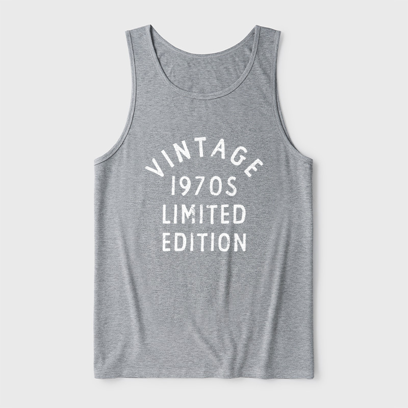 Vintage 1970s Limited Edition Ultra Soft Heather Tank