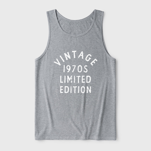 Vintage 1970s Limited Edition Ultra Soft Heather Tank