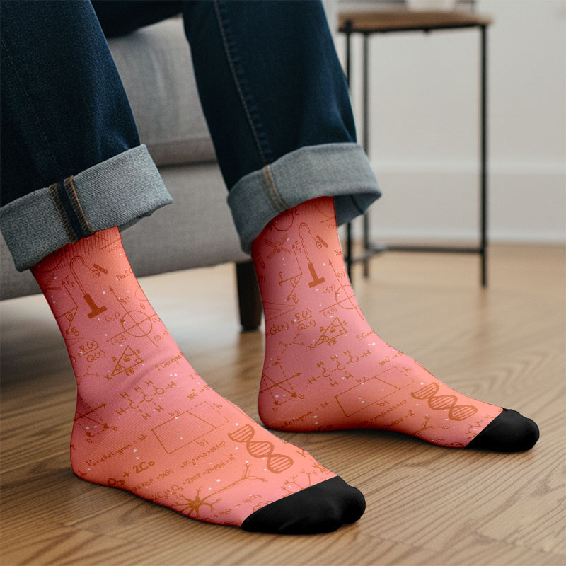 The Weird Science of Life Men's Socks