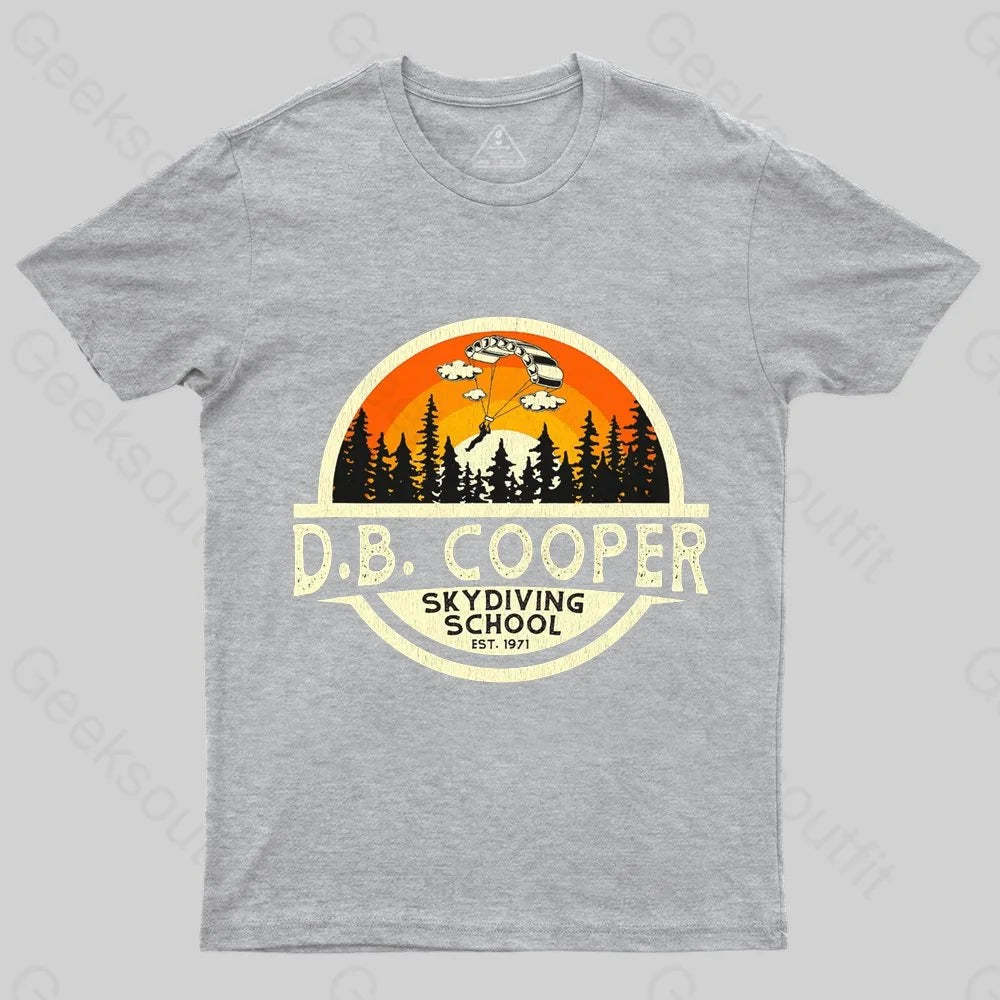 D B Coopers Skydiving School Portland Oregon T-Shirt - Geeksoutfit