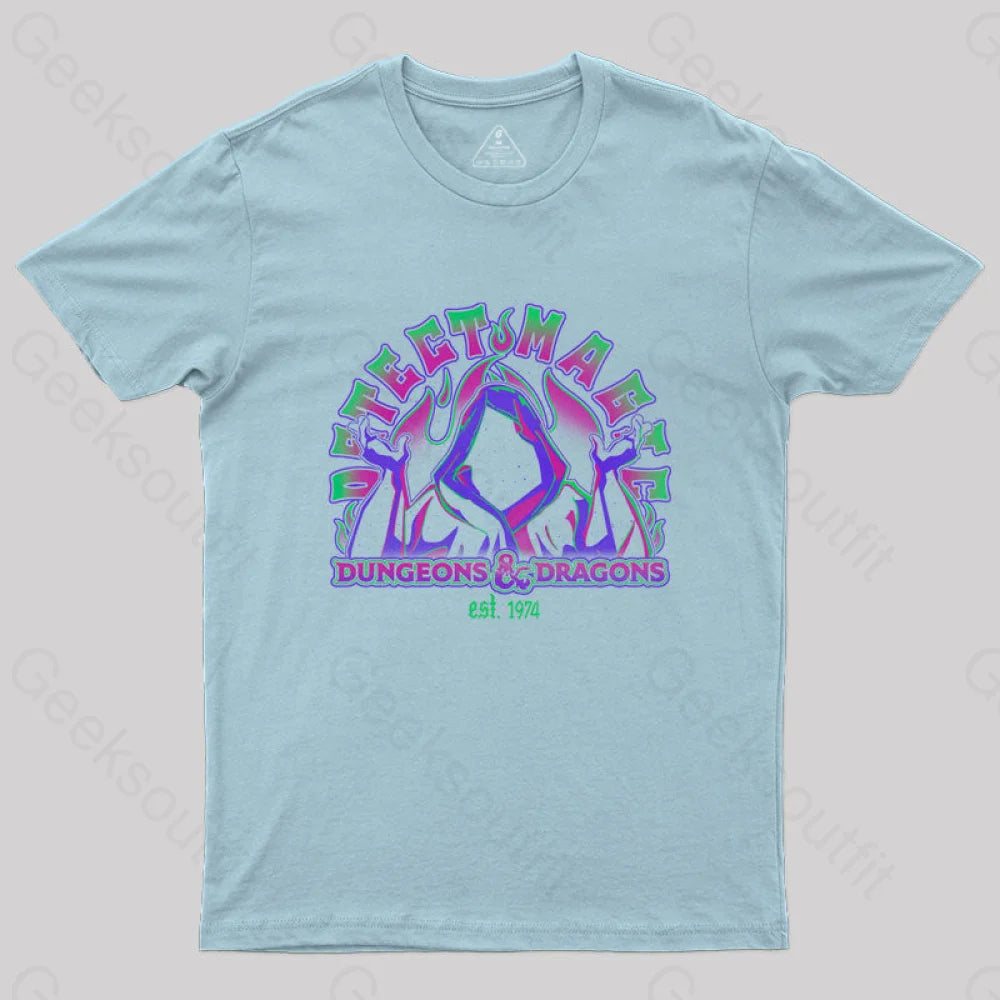 D&D Detect Magic T-Shirt Light Blue / S