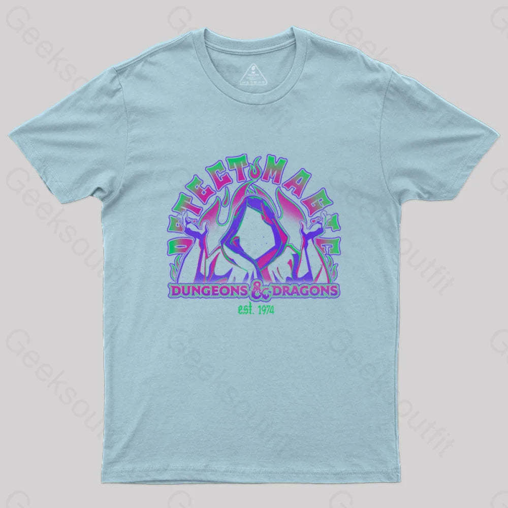 D&D Detect Magic T-Shirt Light Blue / S