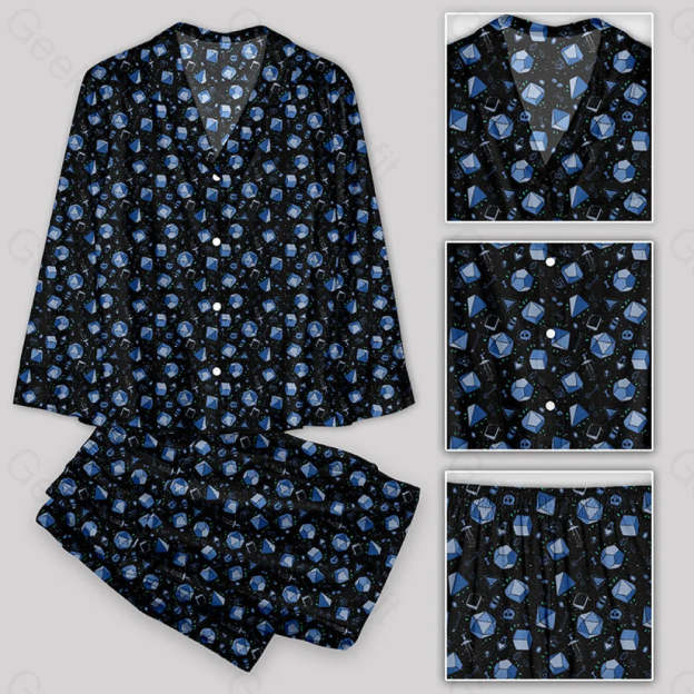 D&D Dice And Death Pajamas Set Yc