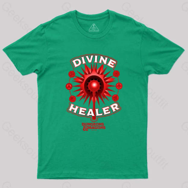 D&D Divine Healer T-Shirt Green / S