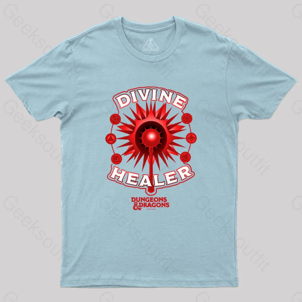 D&D Divine Healer T-Shirt Light Blue / S