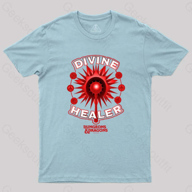 D&D Divine Healer T-Shirt Light Blue / S