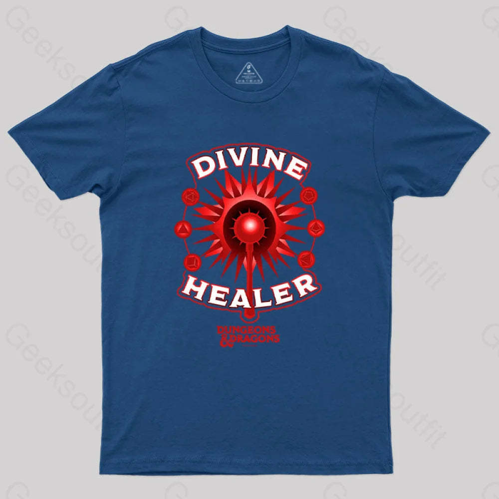 D&D Divine Healer T-Shirt Navy / S