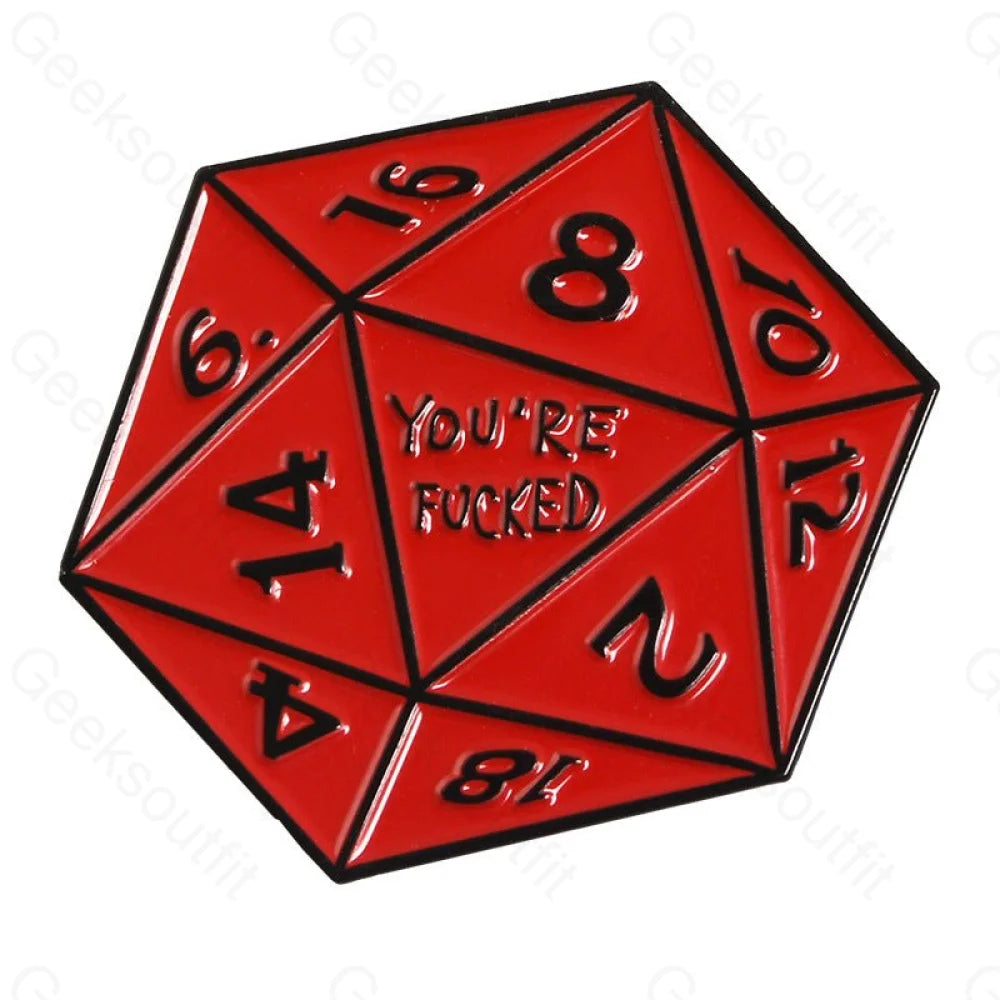 D&D Enamel Pins - Geeksoutfit